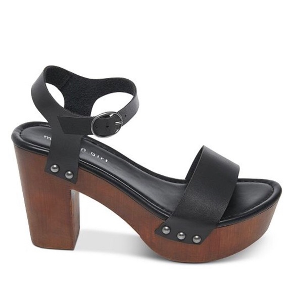 madden girl lift wooden platform sandals